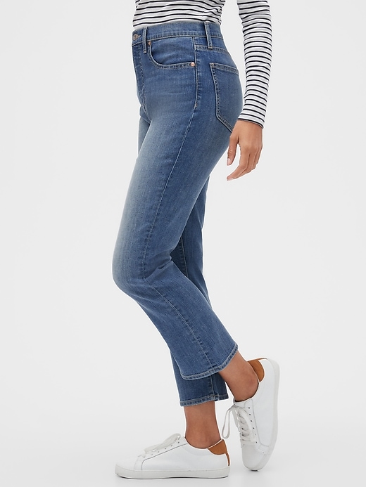 Image number 4 showing, High Rise Crop Boot Jeans
