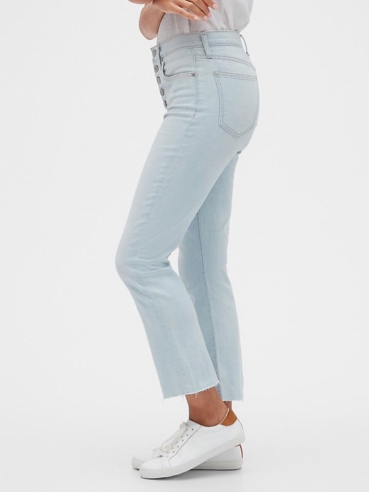 Image number 4 showing, High Rise Crop Boot Jeans.
