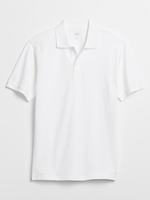 Stretch Pique Polo Shirt | Gap Factory