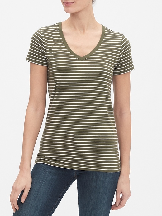 View large product image 1 of 1. Favorite Stripe T-Shirt