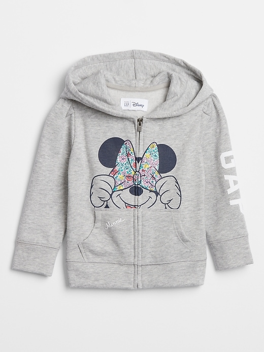 Image number 1 showing, babyGap &#124 Disney Minnie Mouse Zip Hoodie