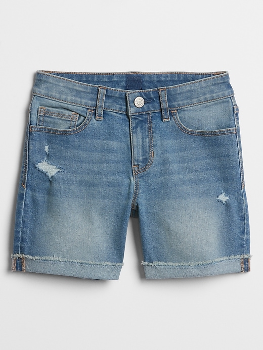 Image number 1 showing, Kids Distressed Denim Shorts