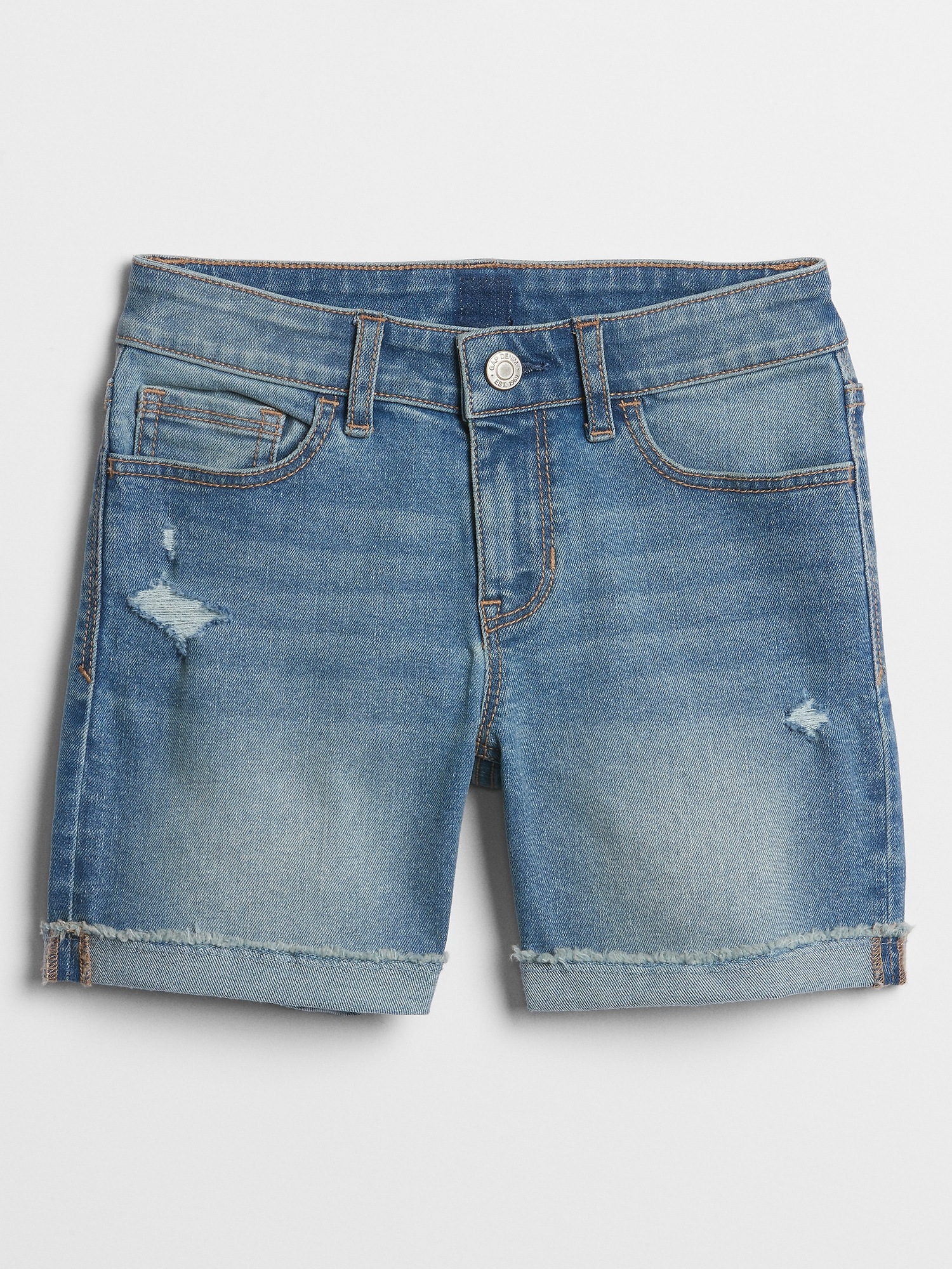 kids distressed denim