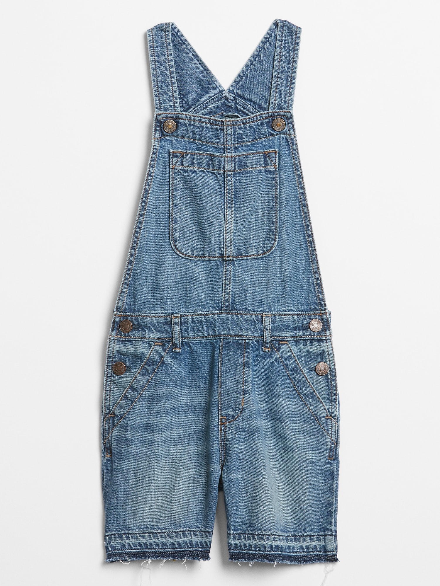 Kids Denim Shortalls | Gap Factory