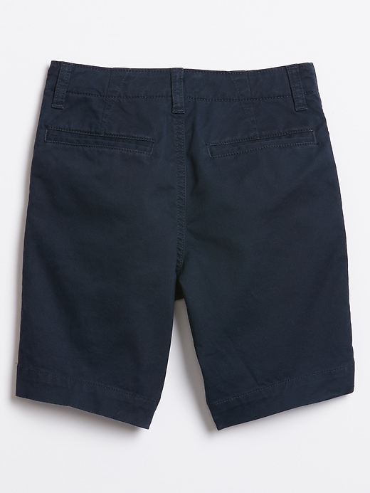 Kids Flat Front Shorts with Stretch