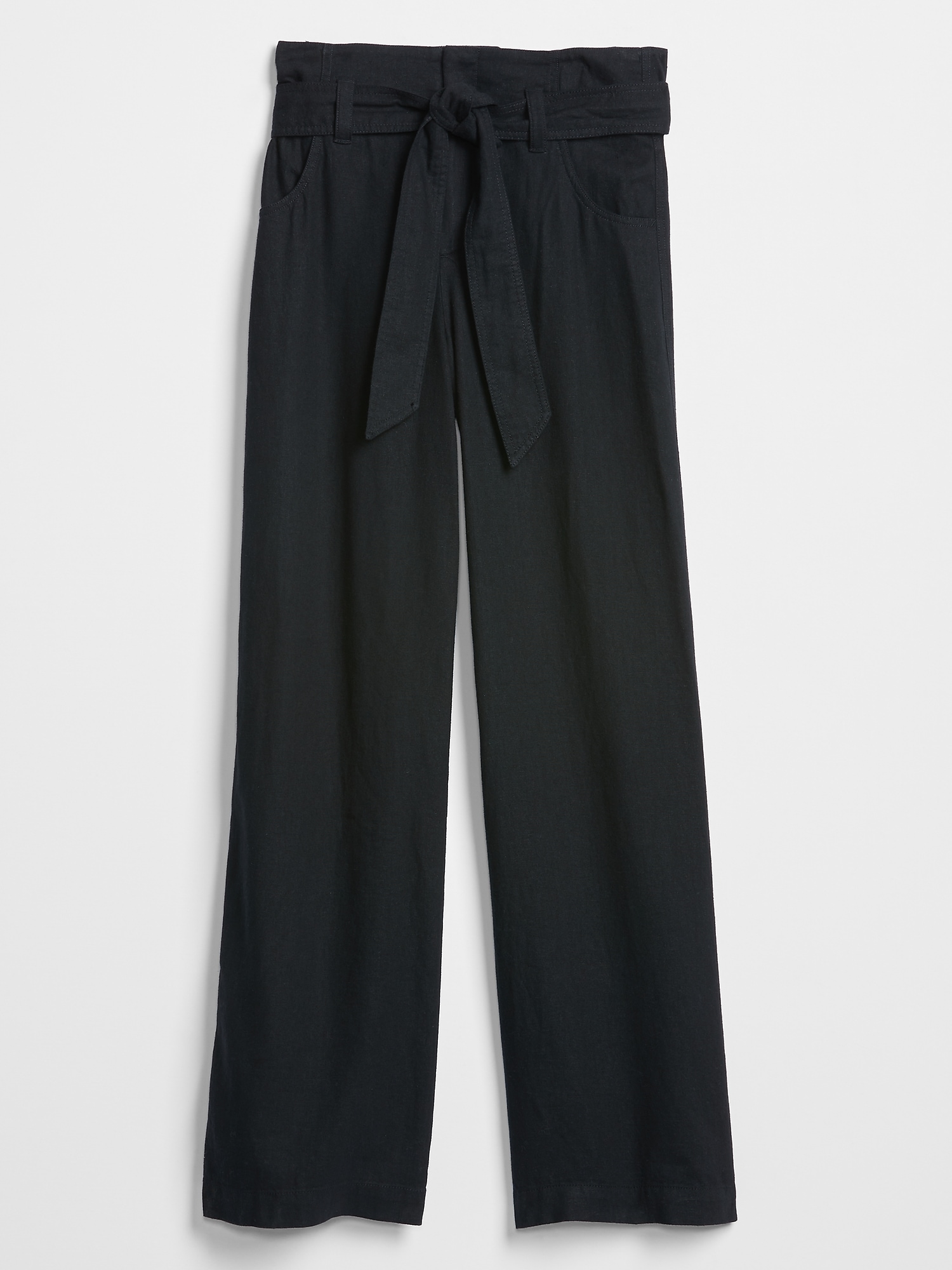 TieBelt Pants in Linen Gap Factory