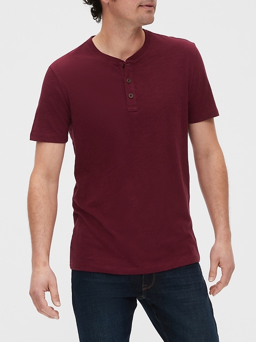 Image number 5 showing, Lived-In Henley T-Shirt