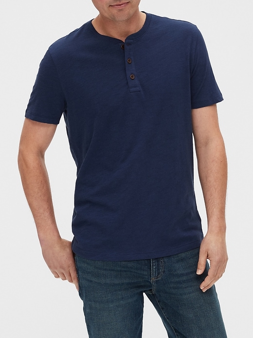 Image number 7 showing, Lived-In Henley T-Shirt