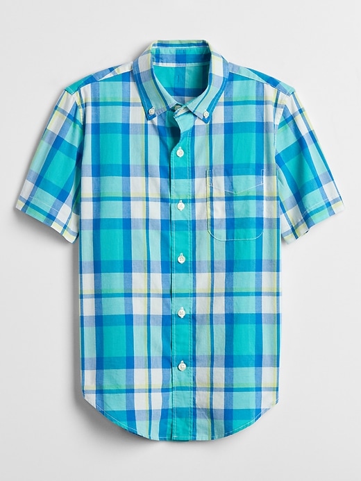 View large product image 1 of 1. Kids Plaid Shirt