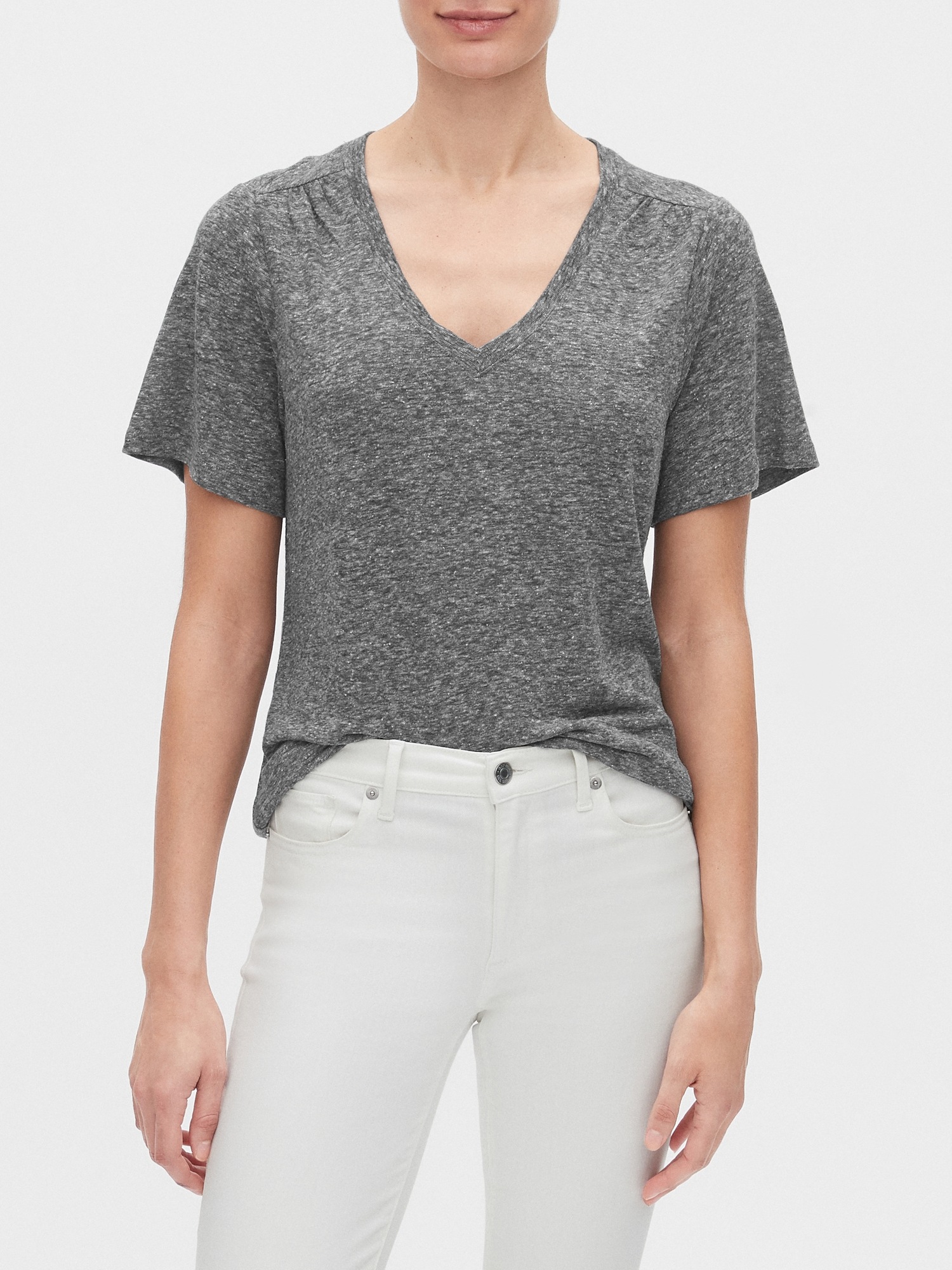gap linen t shirt
