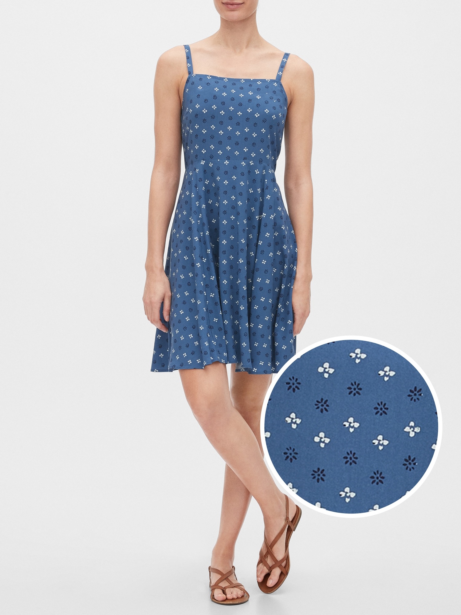 Gap fit and flare cami dress discount