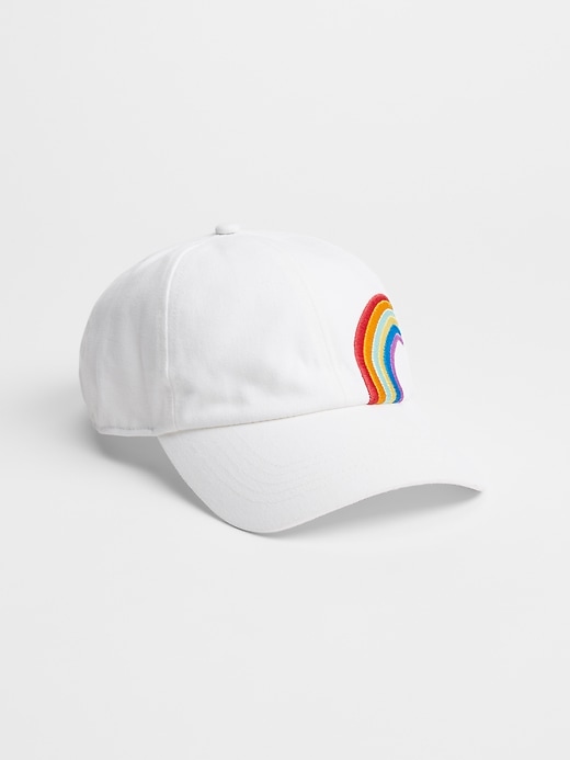 View large product image 1 of 2. Gap + Pride Logo Baseball Cap