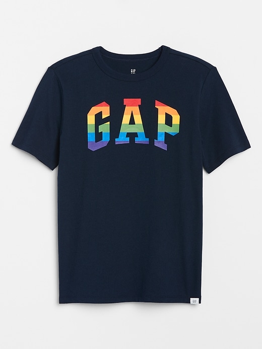 View large product image 1 of 1. GapKids &#124 Pride Logo T-Shirt