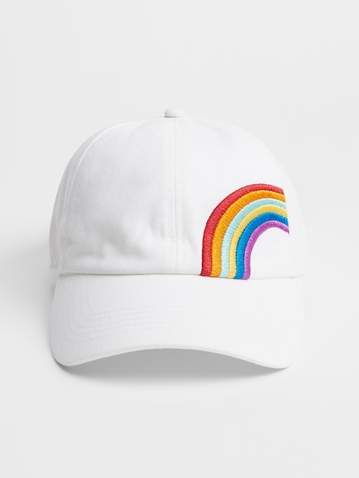View large product image 2 of 2. Gap + Pride Logo Baseball Cap