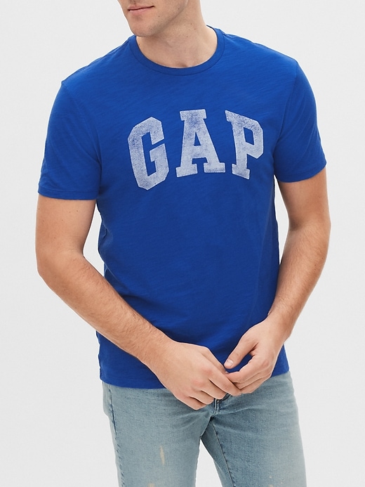 View large product image 1 of 1. Gap Logo T-Shirt In Slub