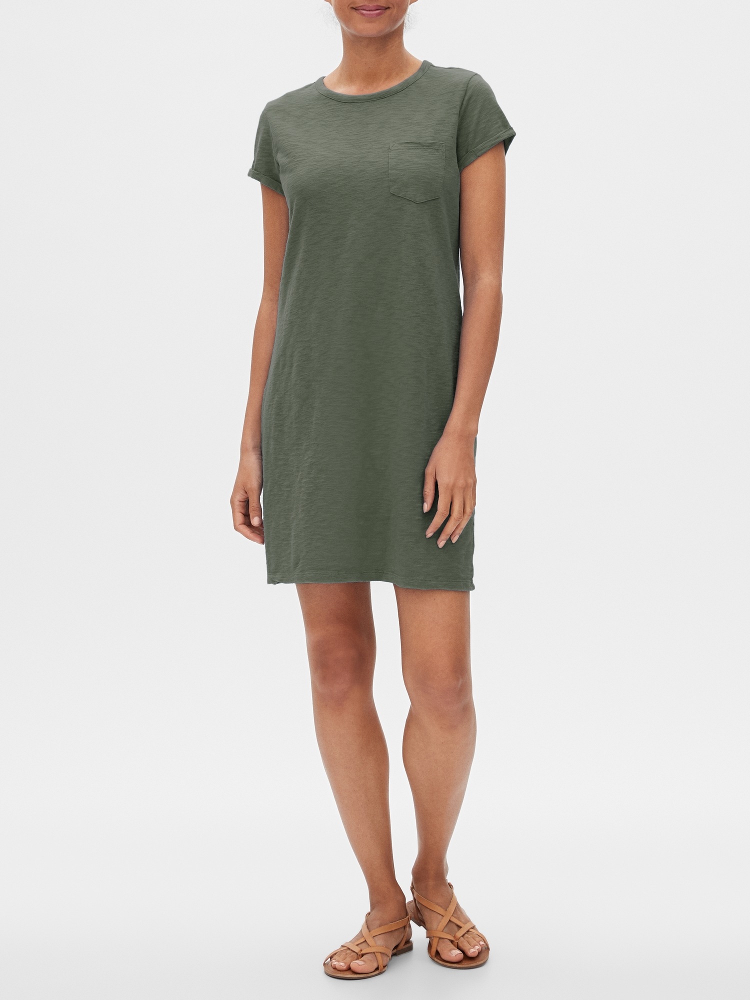 short sleeve jersey dress