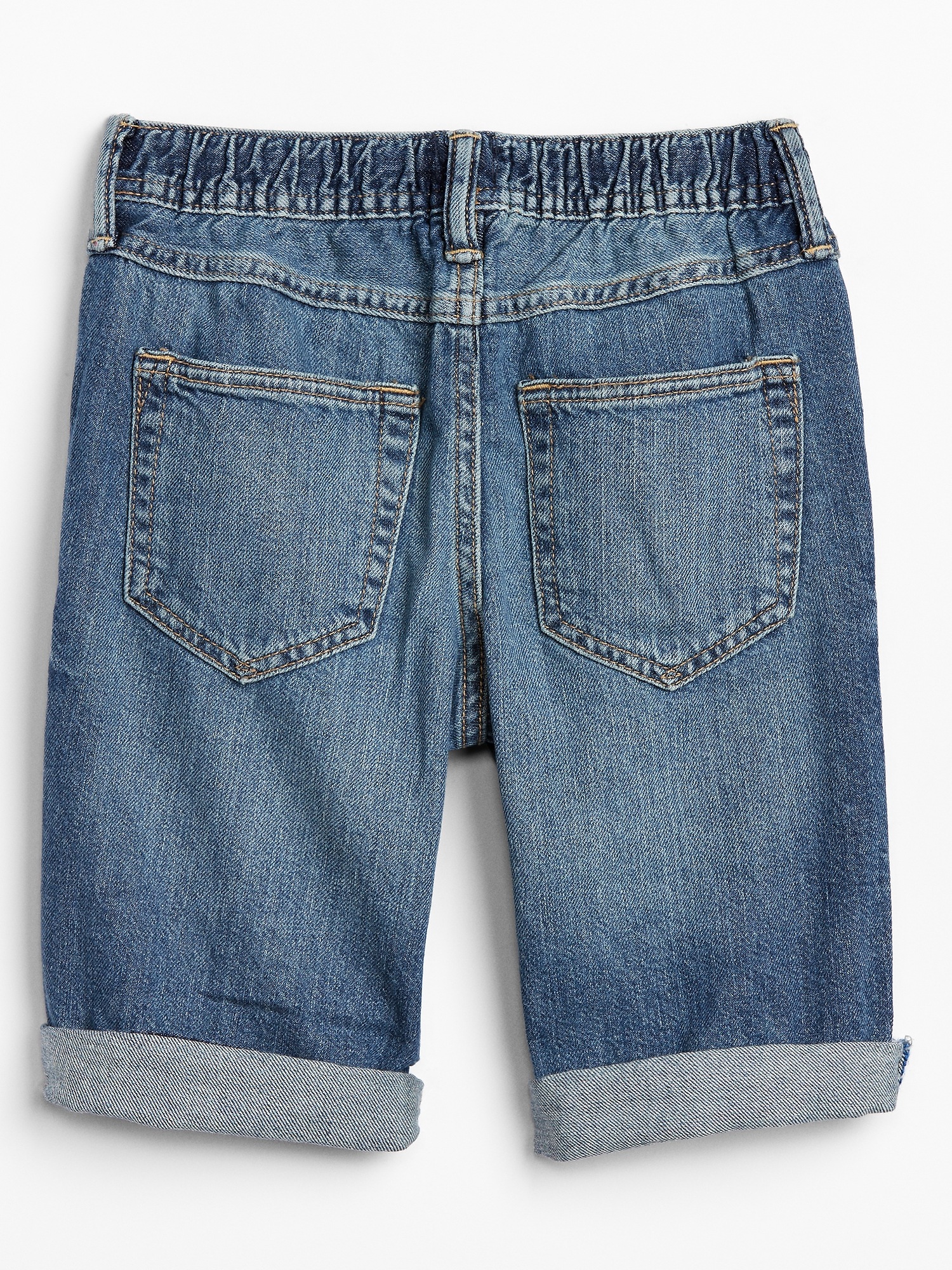 jean pull on shorts