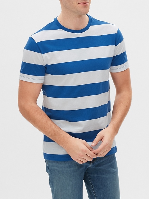 View large product image 1 of 1. Stripe T-Shirt
