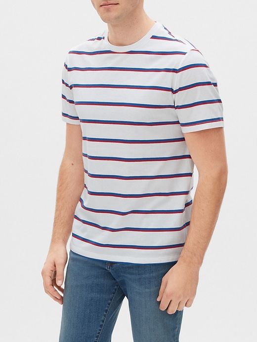 Image number 5 showing, Stripe Short Sleeve T-Shirt