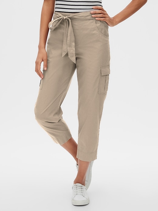 View large product image 1 of 1. High Rise Boyfriend Cargo Pants