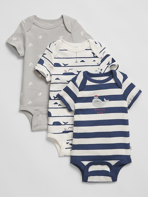 View large product image 1 of 1. Baby Stripe Bodysuit (3-Pack)
