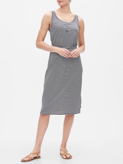 View large product image 1 of 1. Scoopneck Midi Dress