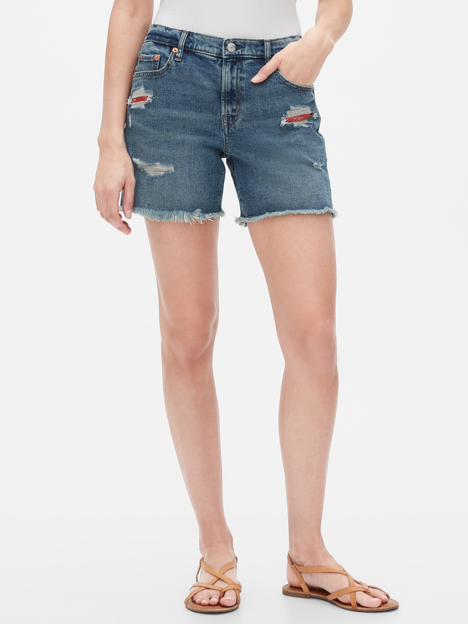 non denim shorts