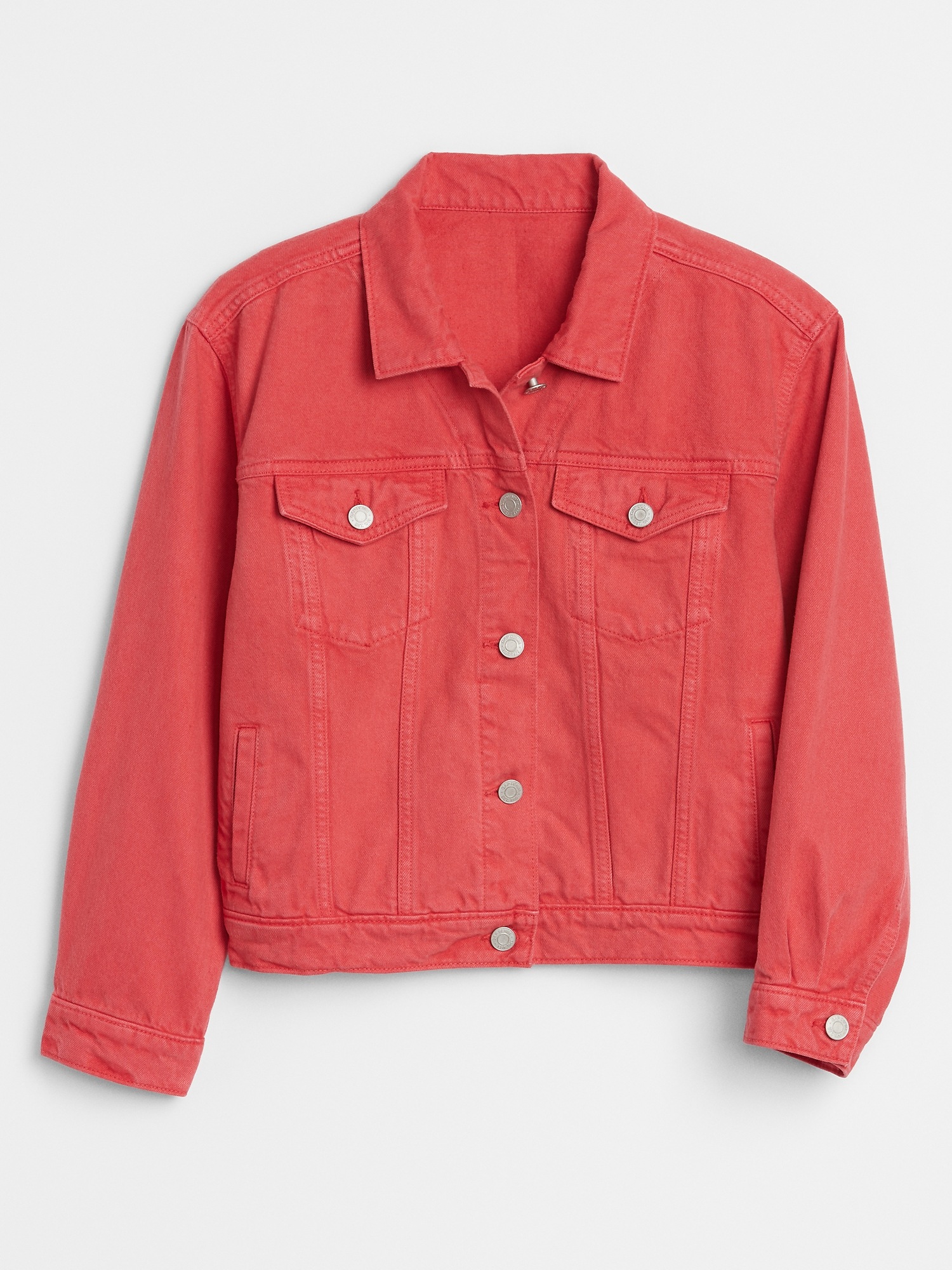 ジャケット・アウター 00s red cropped fringe denim jacket Z SUPPLY Women's All Day Cropped Denim Jacket, Cherry, Red