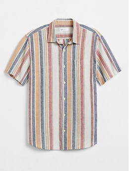 トップス lenlen Linen-Cotton Shirt | Gap Factory