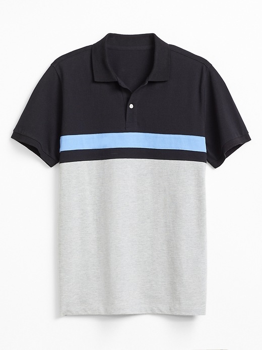 Image number 5 showing, Colorblock Pique Polo Shirt