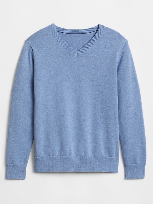 View large product image 1 of 1. Kids V-Neck Pullover Sweater