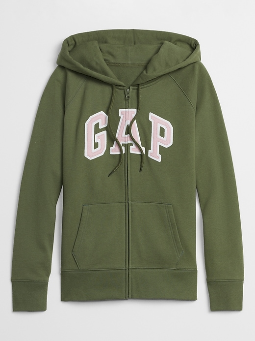 green gap zip up