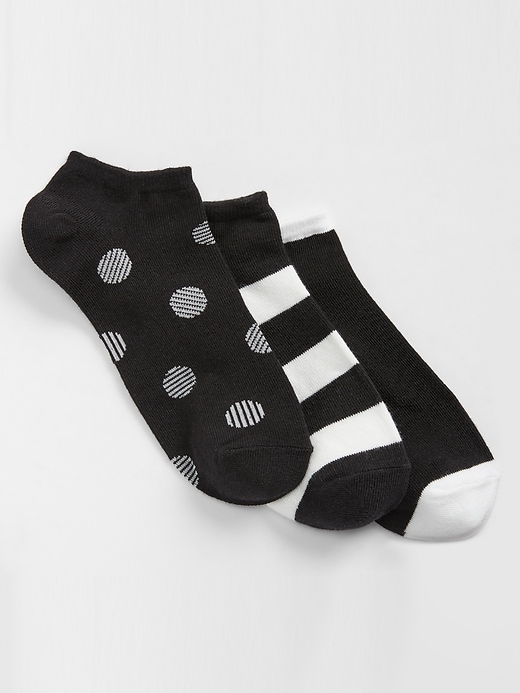 View large product image 1 of 1. Print Ankle Socks (3-Pack)