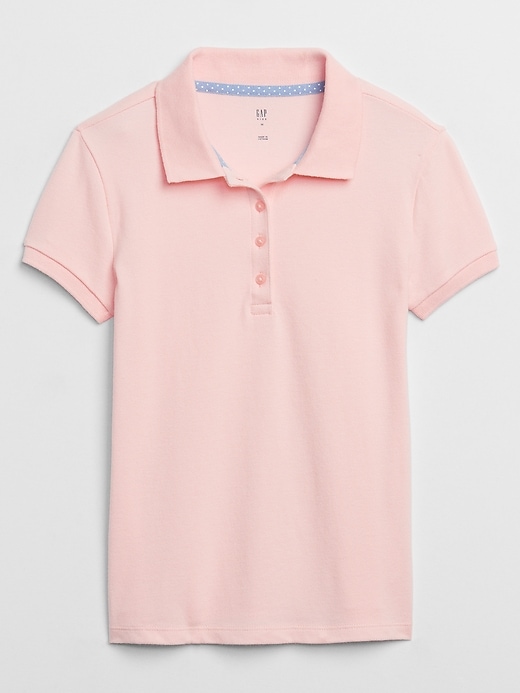 View large product image 1 of 1. Kids Pique Polo Shirt