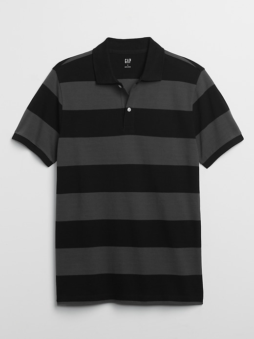 Gap black polo shirt discount