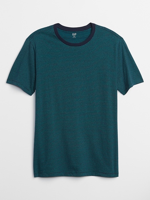 View large product image 2 of 2. Everyday Micro Stripe T-Shirt