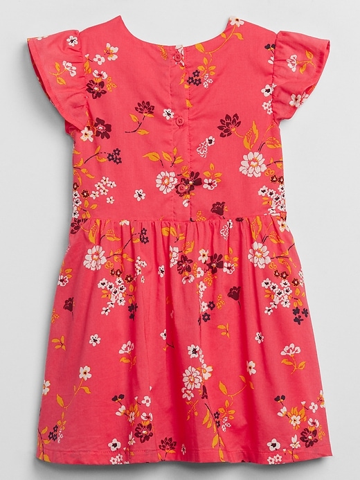 Image number 2 showing, Toddler Short Ruffle Sleeve Dress