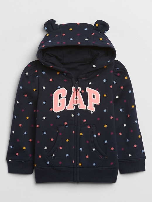 View large product image 1 of 1. Baby Gap Logo Zip Hoodie