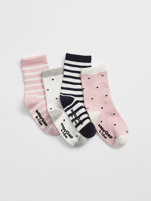 View large product image 1 of 1. babyGap Print Socks (4-Pack)