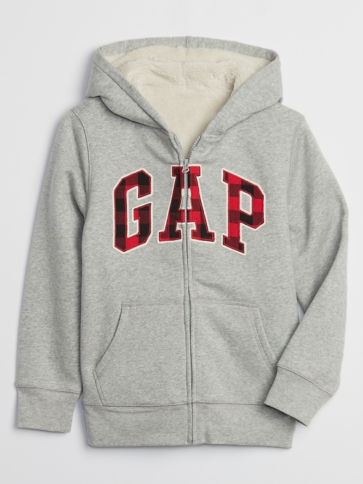 View large product image 1 of 1. Kids  Gap Logo Hoodie