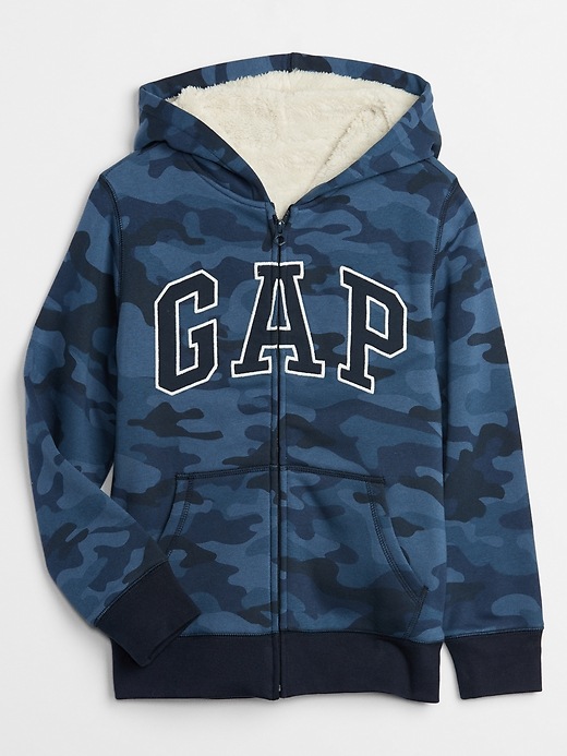 View large product image 1 of 1. Kids  Gap Logo Hoodie