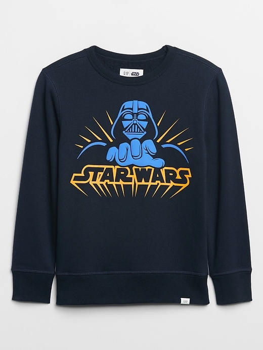 View large product image 1 of 1. GapKids &#124 Star Wars&#153 Darth Vader Crewneck Sweatshirt