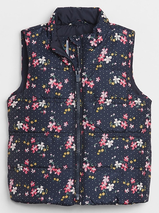 View large product image 1 of 1. Toddler ColdControl Print Puffer Vest