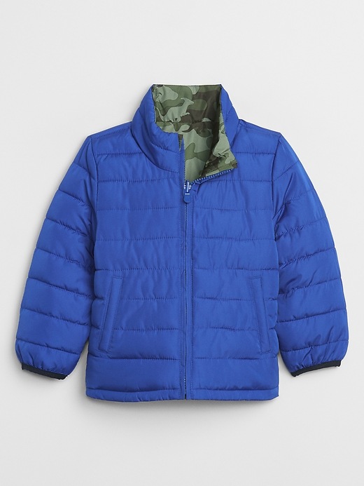 View large product image 1 of 2. Toddler Reversible Puffer Jacket