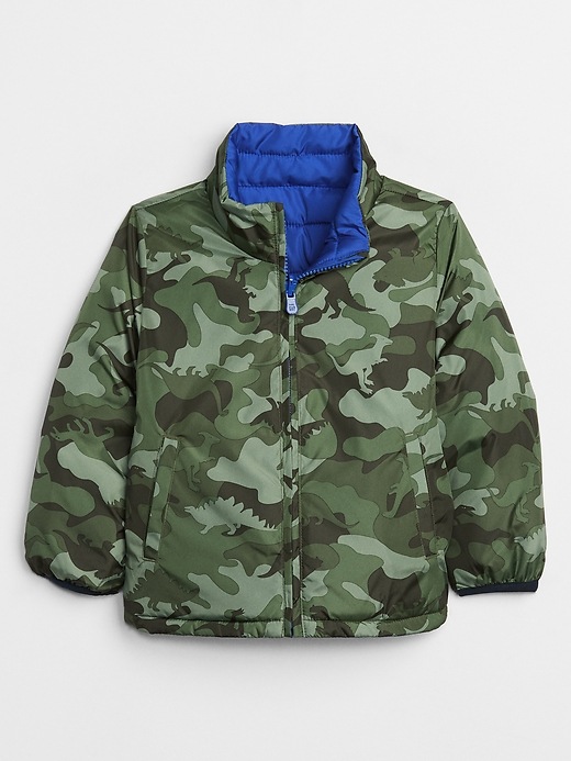 View large product image 2 of 2. Toddler Reversible Puffer Jacket