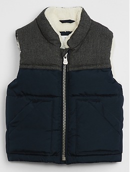baby gap puffer vest