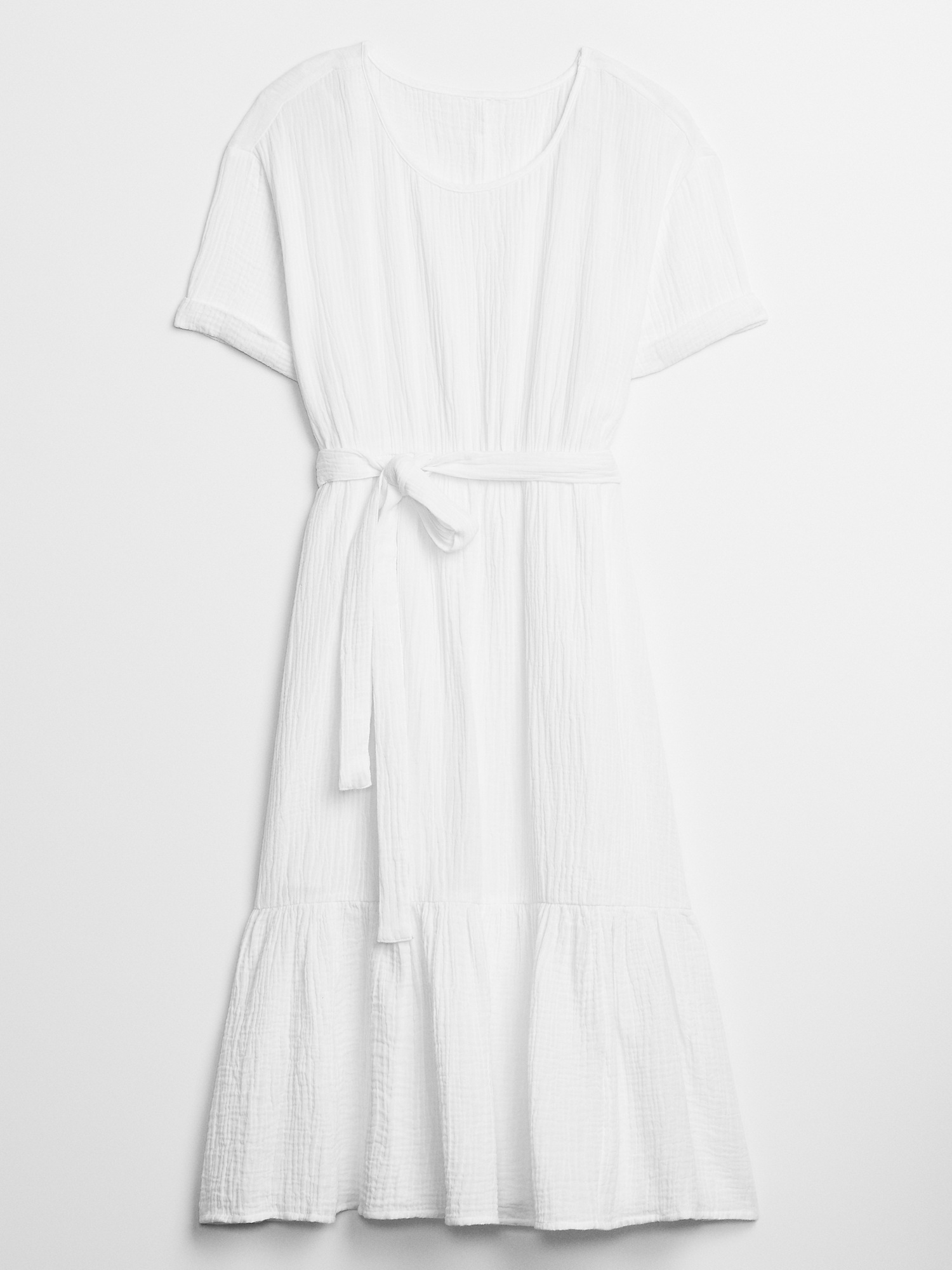 Gauze TieBelt Dress Gap Factory