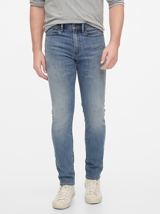 Soft Wear Slim Taper Jeans with Washwell