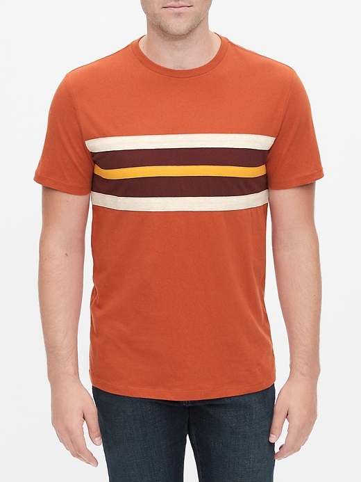 View large product image 1 of 1. Stripe T-Shirt