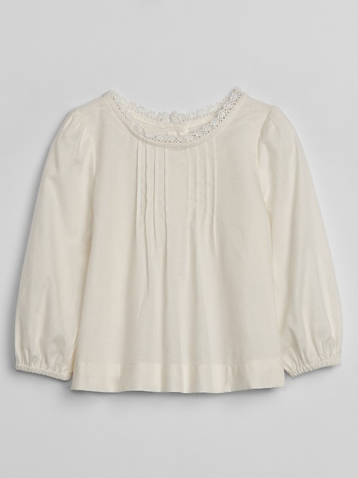 View large product image 1 of 1. Baby Ruffle Neck Top